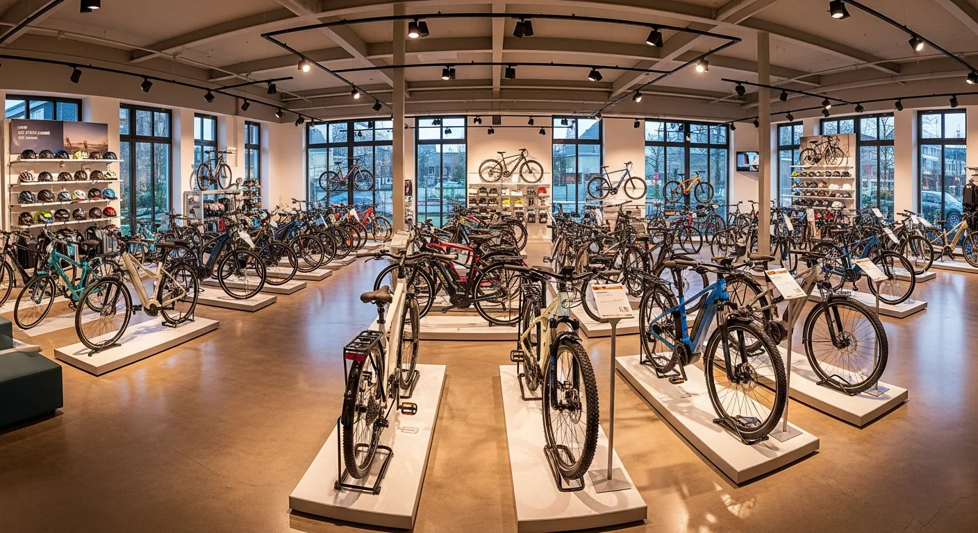 Magasin Decathlon vélos électriques