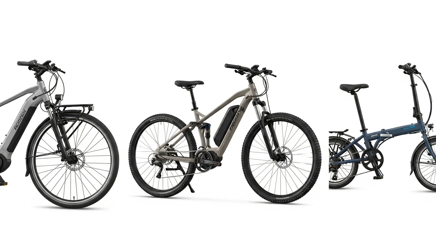 Comparatif vélos électriques côte à côte